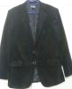 Adult Male Costumes to Hire -  SUEDE Pin Stripe Jacket - SMALL